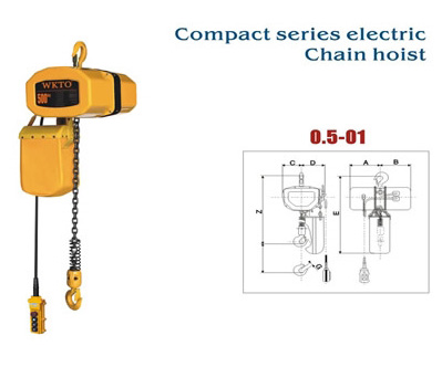 輕便型環(huán)鏈電動(dòng)葫蘆0.5T